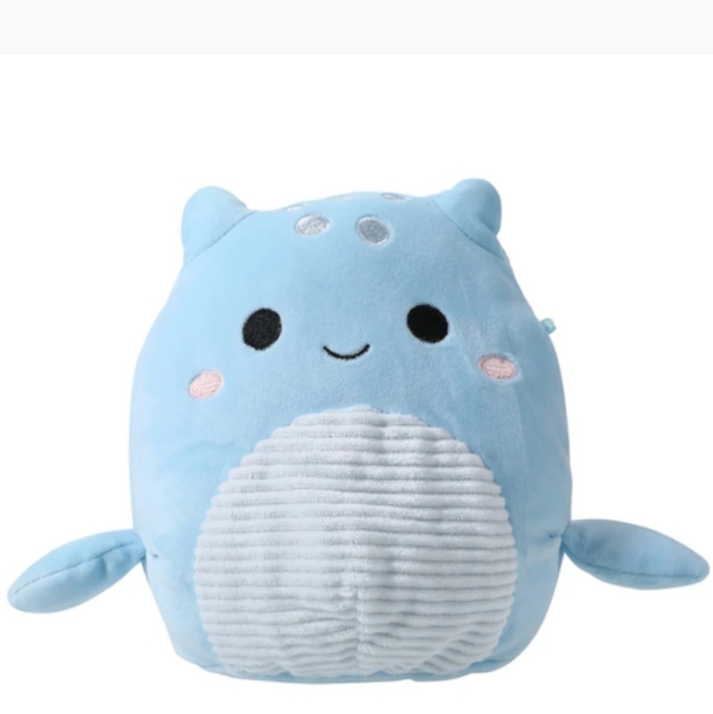Squishmallow Lune monster stuffed animal - blue
